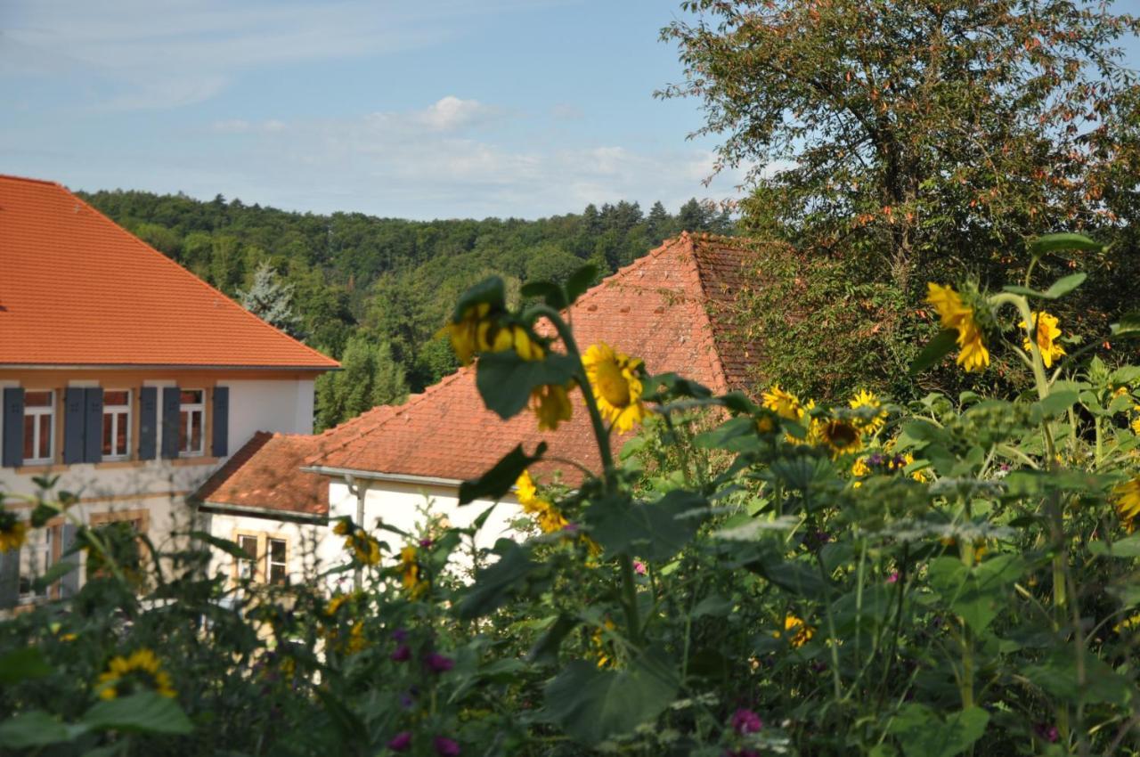 Ferienwohnung Altes Pfarrhaus Bargen Buitenkant foto